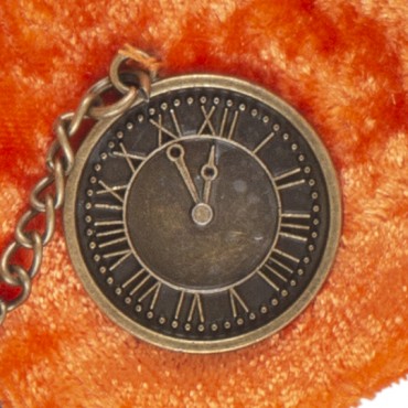 Оранжевый жилет с часами BudiBasa для Басика 25 см