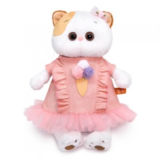 Кошечка Ли-Ли в платье с мороженым (24 см)