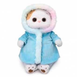 Кошечка Ли-Ли в шубке с радужным мехом (27 см)