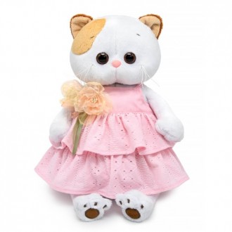 Кошечка Ли-Ли в сарафане с цветами (27 см)