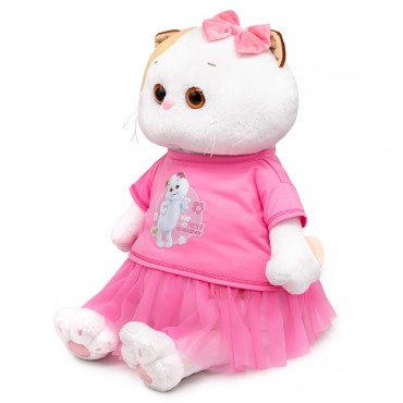 Кошечка Ли-Ли в футболке с принтом "Мультсериал" (53 см)