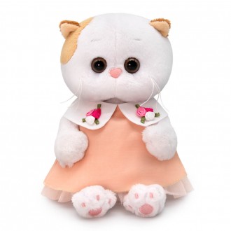 Кошечка Ли-Ли Baby в персиковом платье (20 см)