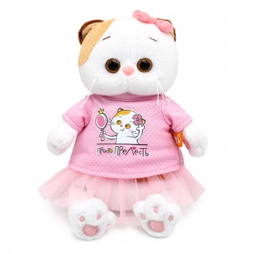 Кошечка Ли-Ли в футболке с принтом "Просто прелесть", "Мультсериал" 18 см