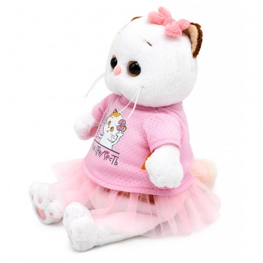 Кошечка Ли-Ли в футболке с принтом "Просто прелесть", "Мультсериал" 18 см