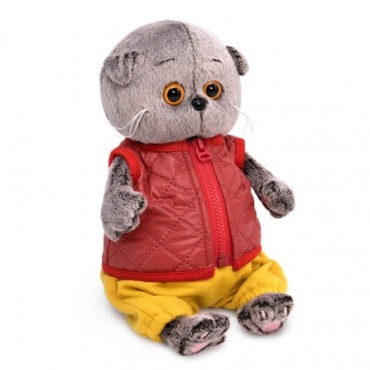 Басик Baby в стеганом жилете (20 cм)