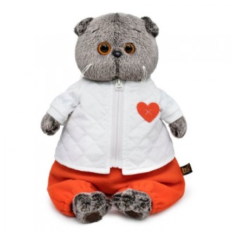 Басик в стеганой куртке и комбинезоне (22 см)