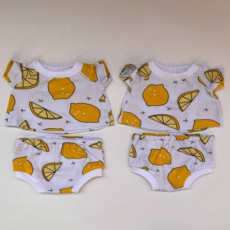 Пижама "Лимоны" для Басика 19-20 см