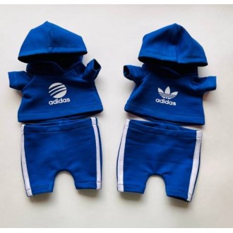 Костюм спортивный Adidas синий для Басика 25-27 см