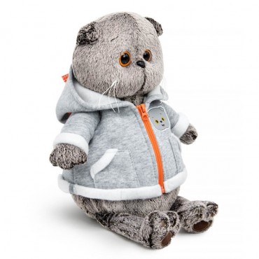 Кот Басик в толстовке Дракончик (30 см)