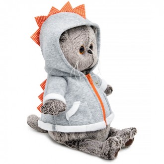 Кот Басик в толстовке Дракончик (30 см)
