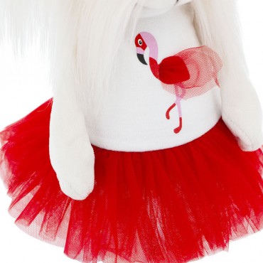 Собачка Lucky Mimi: Любовь и Фламинго каркас внутри (37 см)