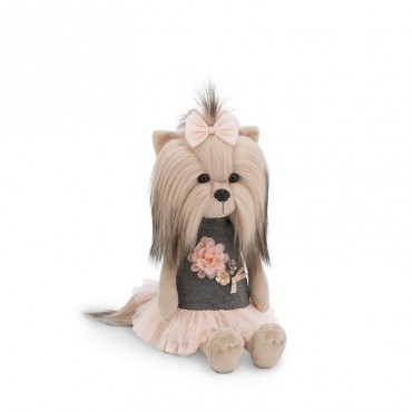 Собачка Lucky Yoyo: Чайная роза каркас внутри (37 см)