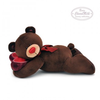 Медвежонок Мальчик CHOCO лежебока (20 см)