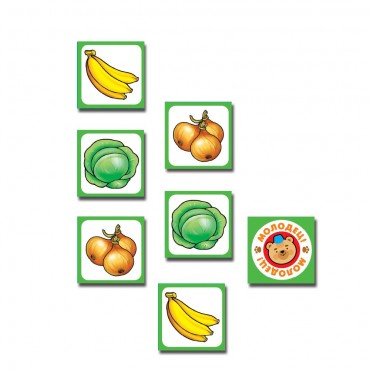 Запоминайка. Овощи и фрукты, арт. DR-1701