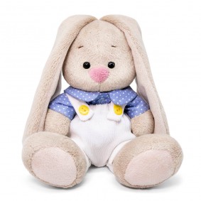 Зайка Ми в белом комбинезоне (15 см)