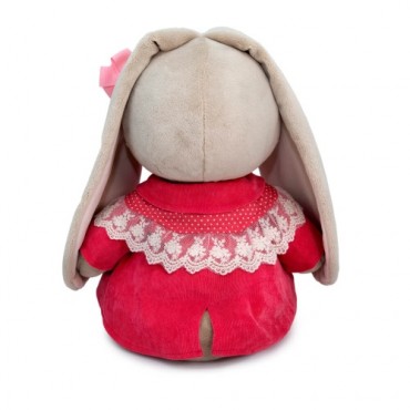 Зайка Ми большой в коралловом пальто (34 см)