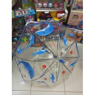 Зонт-купол детский "Дельфины" (65 см)