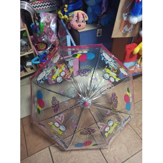 Зонт прозрачный Человечки (75 см)