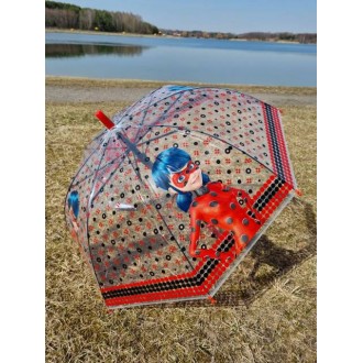 Зонт прозрачный "Леди Баг" (70 см)